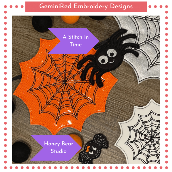 Spider Web (Bean Stitch) Banner {Five Sizes} - Image 3