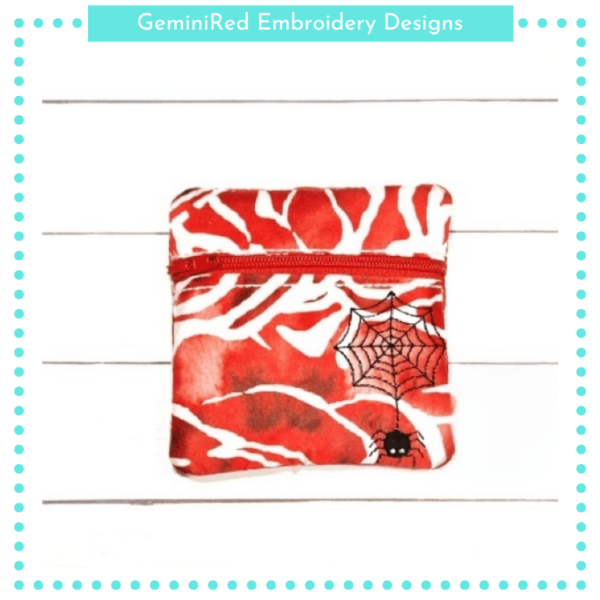 Spider Zipper Bag {4x4} - Image 2