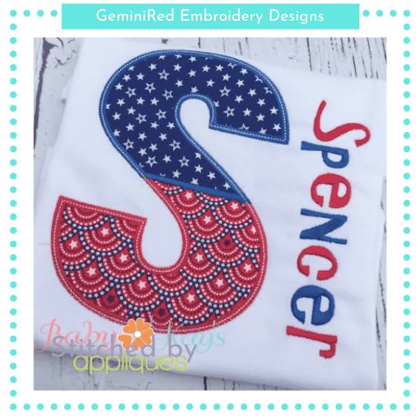 Split Appliqué Alpha {Four Sizes} - Image 2