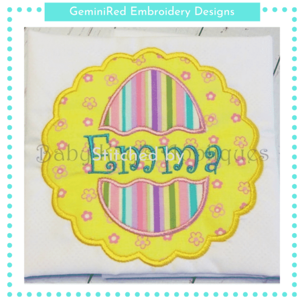 Split Framed Egg {Six Sizes}
