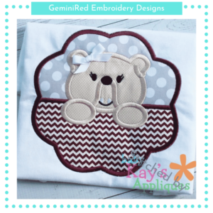 Split Scallop Bulldog Mascot {Four Sizes}
