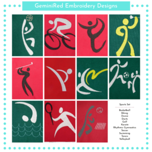 Sports Design Bundle {Eleven Designs}