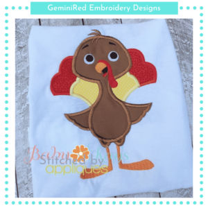Standing Turkey Boy {Four Sizes}