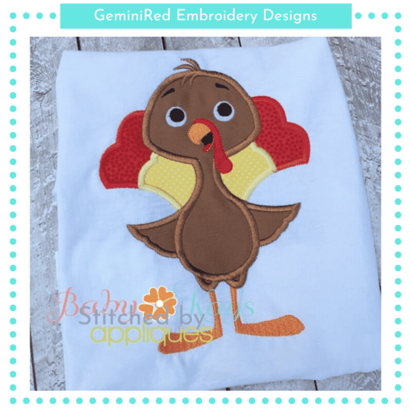Standing Turkey Boy {Four Sizes}