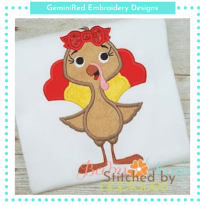 Standing Turkey Girl {Four Sizes}
