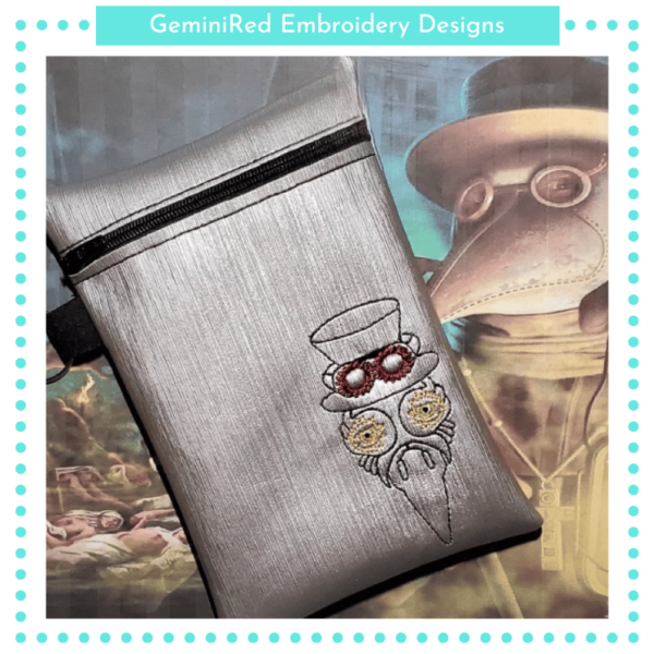 Steampunk Bird Zipper Bag {Two Sizes} - Image 2