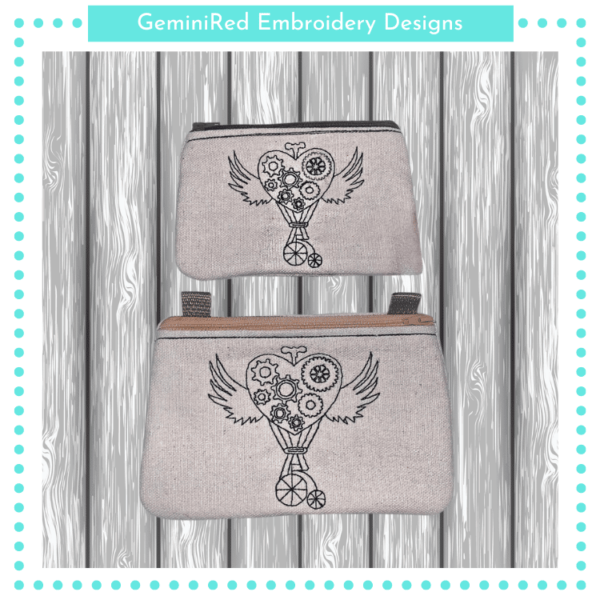 Steampunk Flying Heart Bag {Three Sizes} - Image 2