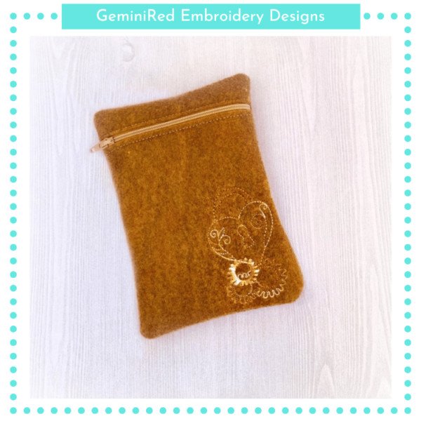 Steampunk Heart Lock Bag {Three Sizes} - Image 2