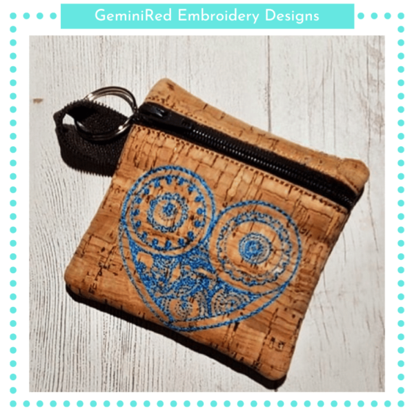Steampunk Heart Zipper Bag {Three Sizes} - Image 3