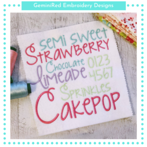 Strawberry Limeade Font {Five Sizes}