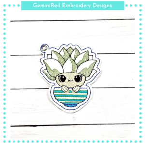Succulent Baby Darla Bookmark {4x4}