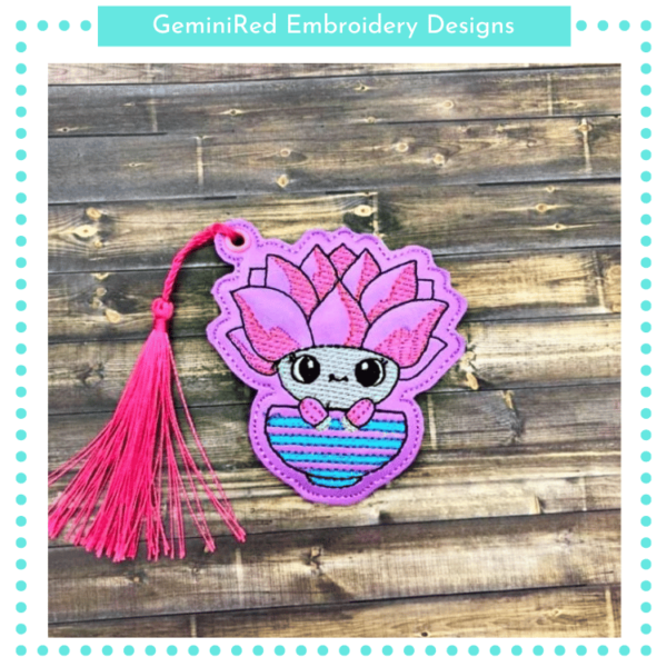 Succulent Baby Darla Bookmark {4x4} - Image 2