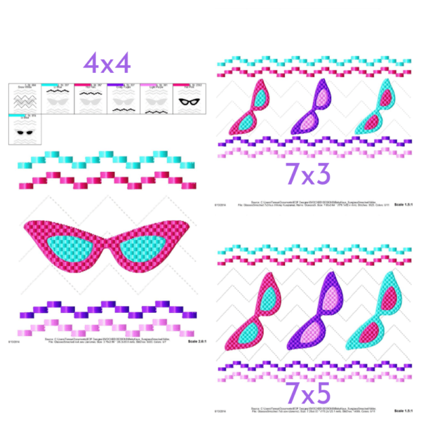 Sunglasses Faux Smock {Three Sizes} - Image 3