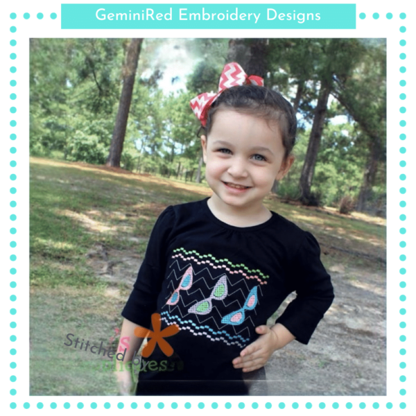 Sunglasses Faux Smock {Three Sizes} - Image 2