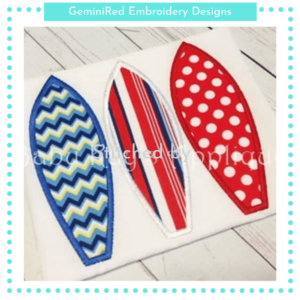 Surfboard Trio {Four Sizes}