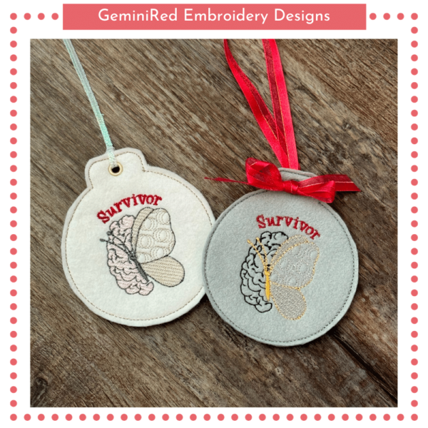 Survivor (Stroke) Ornament {4x4}