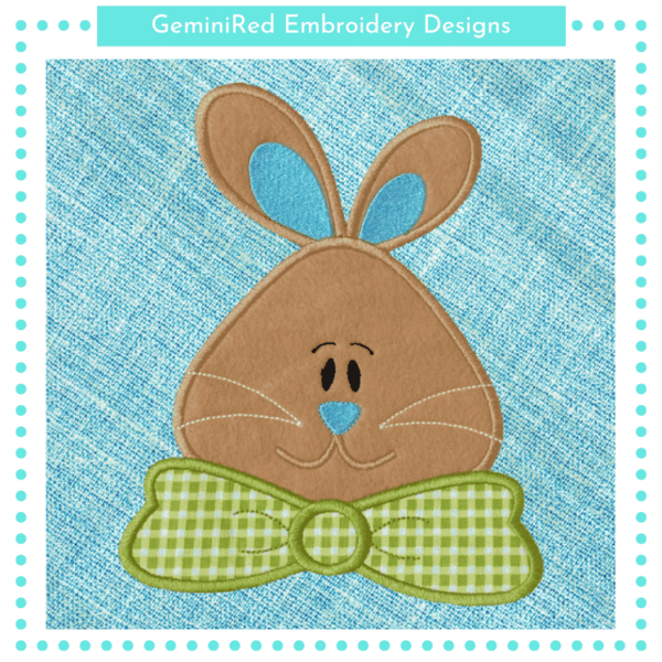Sweet Boy Bunny Face {Four Sizes} - Image 2