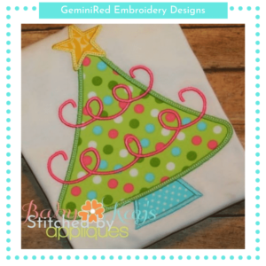 Swirls Christmas Tree {Four Sizes}