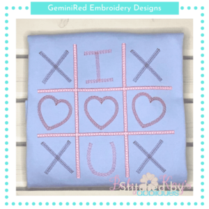Tic Tac Love Sketch {Four Sizes}