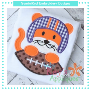 Tiger on Football {Four Sizes}