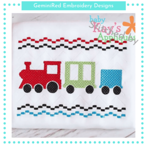 Train Faux Smock {Three Sizes}