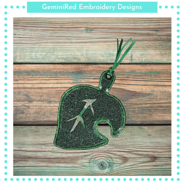 Tropical Leaf Bookmark {4x4}