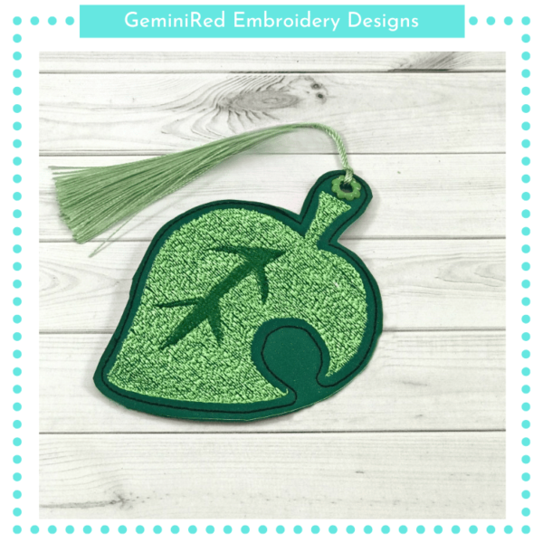 Tropical Leaf Bookmark {4x4} - Image 2