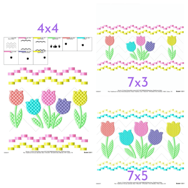 Tulips Faux Smock {Three Sizes} - Image 2