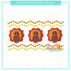 Turkey Faux Smock {Three Sizes}