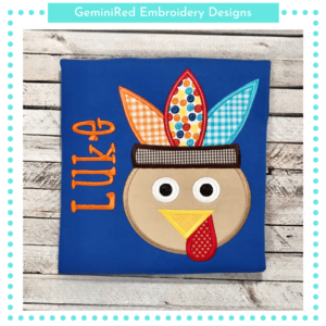 Turkey Indian Boy Face {Four Sizes}