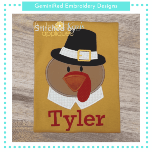 Turkey Pilgrim Boy {Four Sizes}