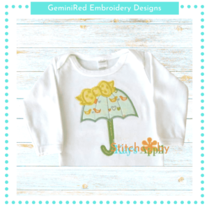 Umbrella with Bow {Four Sizes}