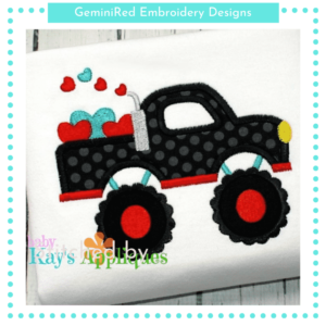 Valentine Big Truck {Four Sizes}