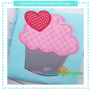 Valentine Cupcake {Four Sizes}