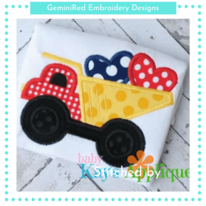 Valentine Dump Truck {Four Sizes}