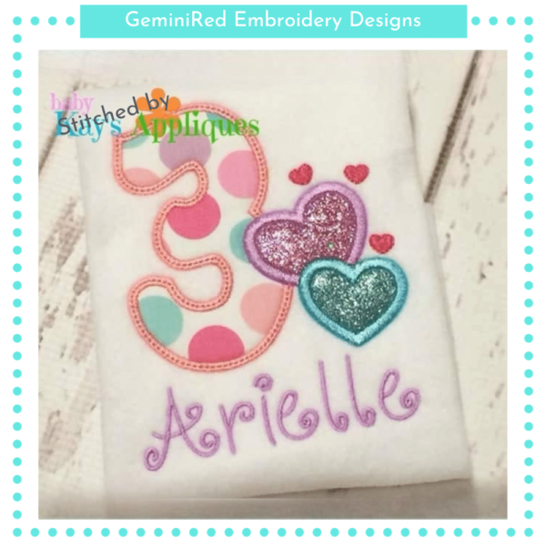 Valentine Numbers Set {Four Sizes} - Image 2
