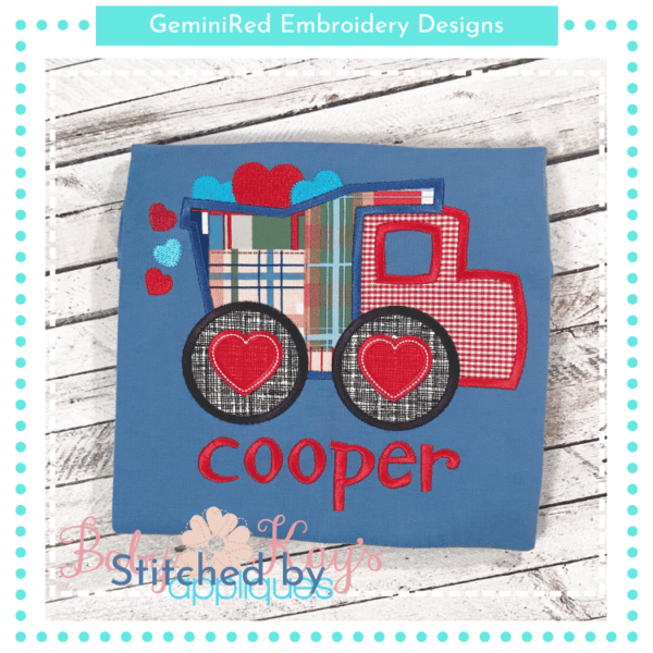 Valentine Truck Dumping Hearts {Four Sizes} - Image 2