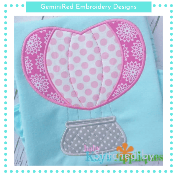 Valentine's Day Hot Air Balloon {Four Sizes}