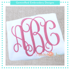 Vine Monogram Font {Five Sizes}