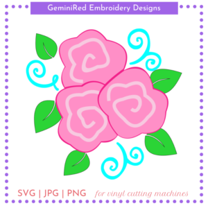 CUT FILE - Vintage Flowers