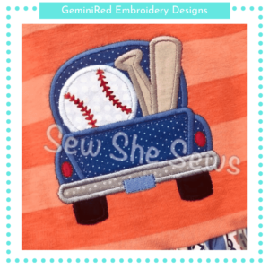 Vintage Truck Baseball and Bats {Four Sizes}