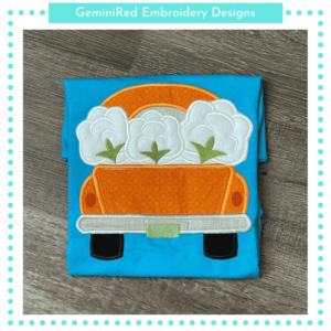 Vintage Truck with Cotton {Four Sizes}