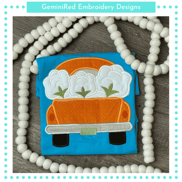 Vintage Truck with Cotton {Four Sizes} - Image 2