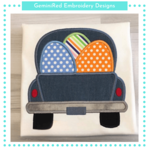 Vintage Truck with Eggs {Four Sizes}