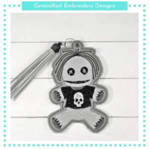 Voodoo Doll Bookmark {4x4}