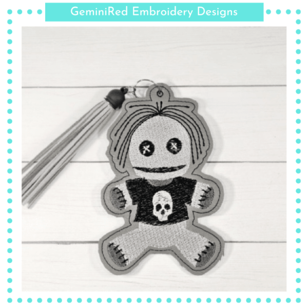 Voodoo Doll Bookmark {4x4}