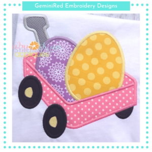 Wagon Full of Easter Eggs {Four Sizes}