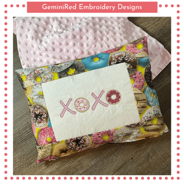 XO Hugs & Donuts Zig Zag {Five Sizes}