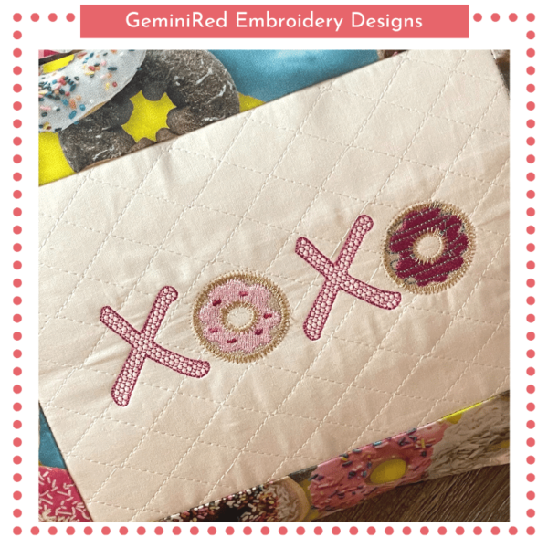 XO Hugs & Donuts Zig Zag {Five Sizes} - Image 2