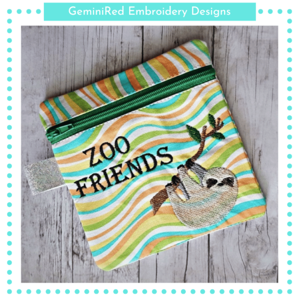 Zoo Friends Zipper Bag {Four Sizes} - Image 2